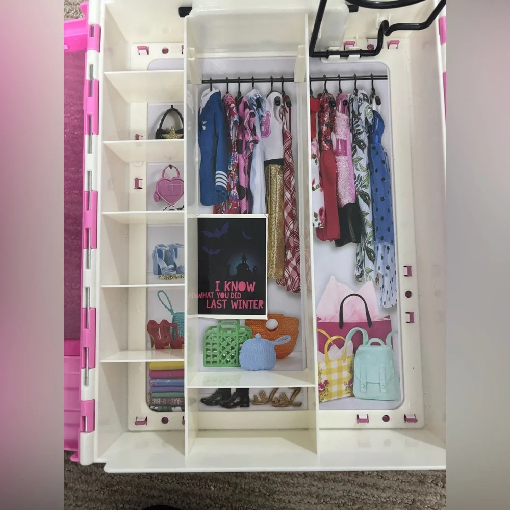 Barbie Pink and White Fashion Closet - Picture 2 of 9